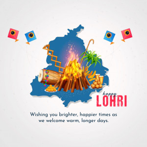 Happy Lohri hd images poster banner status and hd photos